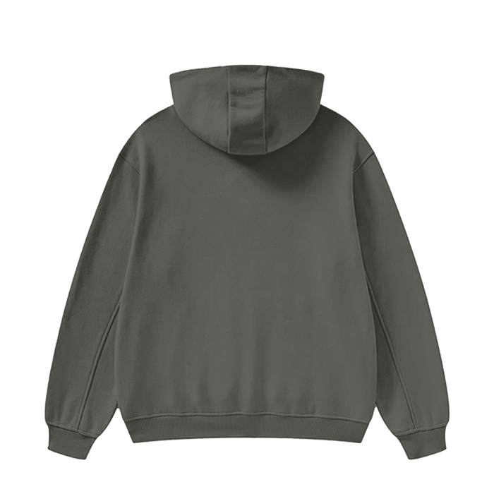 Flawless High Neck Insulated FOG Solid Color Fleece Hoodie