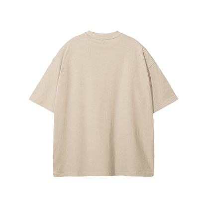 'Flawless' Streetwear Unisex Earth Tone Heavyweight Loose Fit FOG T-Shirt