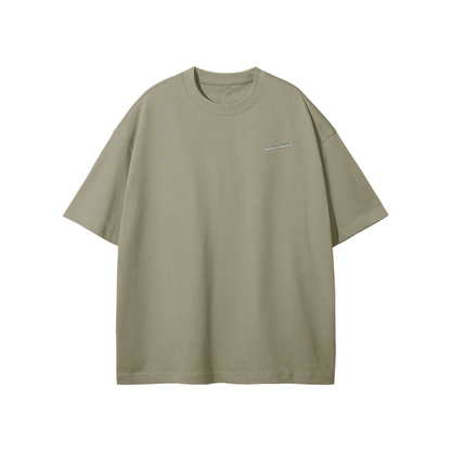 'Flawless' Streetwear Unisex Earth Tone Heavyweight Loose Fit FOG T-Shirt